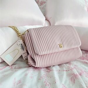 Victoria's Secret Pink Pleated Shoulder Bag